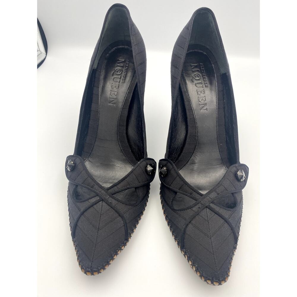 Alexander McQueen Black Heels in Size 10 or 41